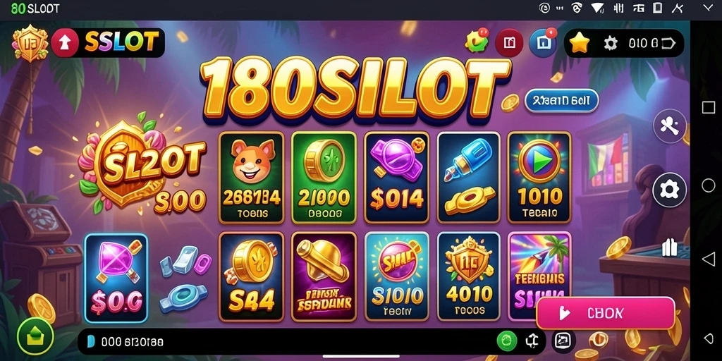 Gameplay menarik dari 180SLOT dengan berbagai tema slot.