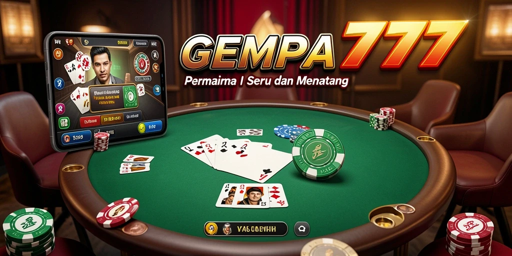 Screenshot utama GEMPA777 menampilkan pengalaman bermain poker yang menarik.