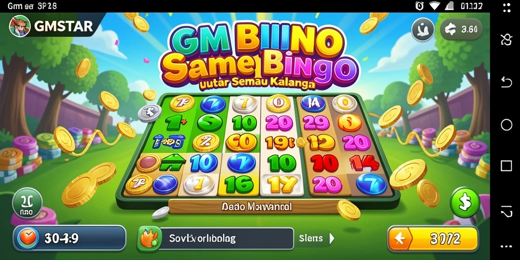 Screenshot gameplay Bingo seru di GMSTAR.
