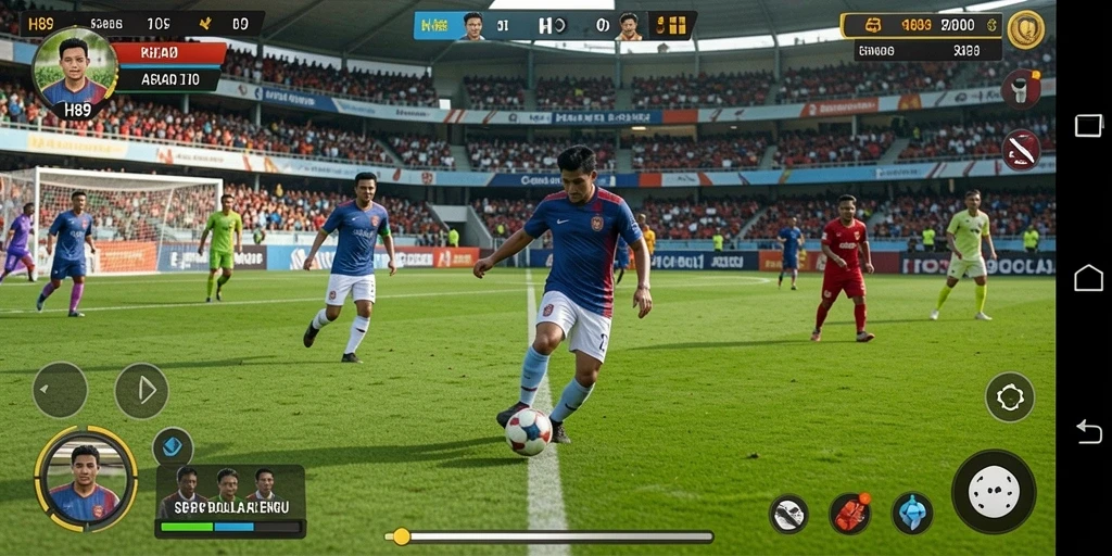 Gameplay seru H89 yang membuat penggemar sepak bola terpuaskan.