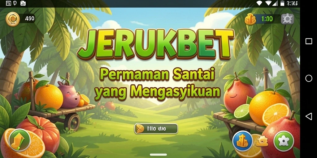 Tampilan gameplay <strong>JERUKBET</strong> yang penuh warna dan menarik.