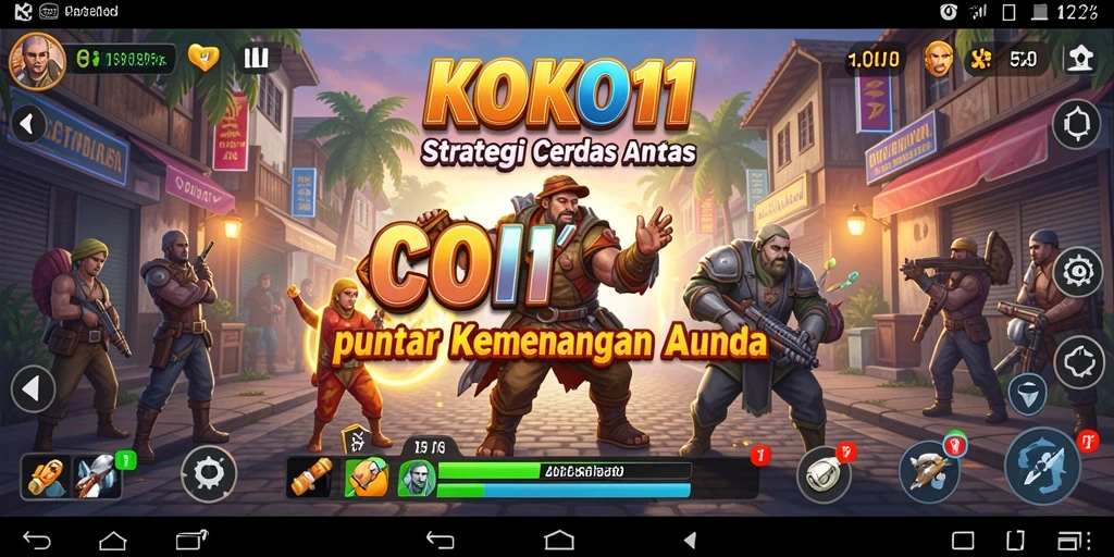 Gambar menampilkan aksi gameplay strategis KOKO11 yang mendalam.