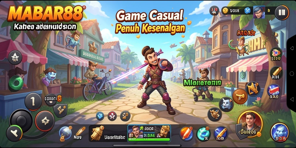 Tampilan gameplay seru dan interaktif dari MABAR88.
