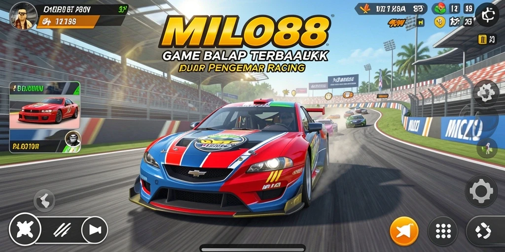 Gameplay seru dari MILO88 dengan balapan yang mendebarkan.