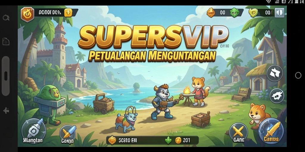 Tampilan menarik dari gameplay SUPERSVIP yang sangat mengasyikkan.