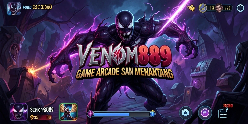Tampilan screenshot gameplay VENOM889 yang menegangkan dan penuh aksi.
